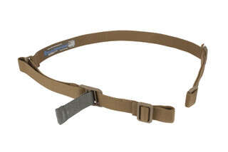 Blue Force Gear Vickers 2-Point combat sling with acetal hardware and Coyote 1.25in sling